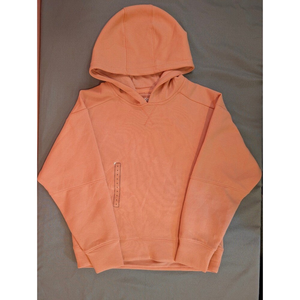 Girls DSG Sport Fleece Hoodie Sweater Summer Peach Small 8-9
